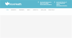 Desktop Screenshot of morehealth.ie