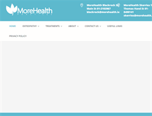 Tablet Screenshot of morehealth.ie